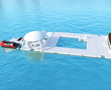 Load image into Gallery viewer, AquaBanas Captain's Inflatable Island Yacht Package