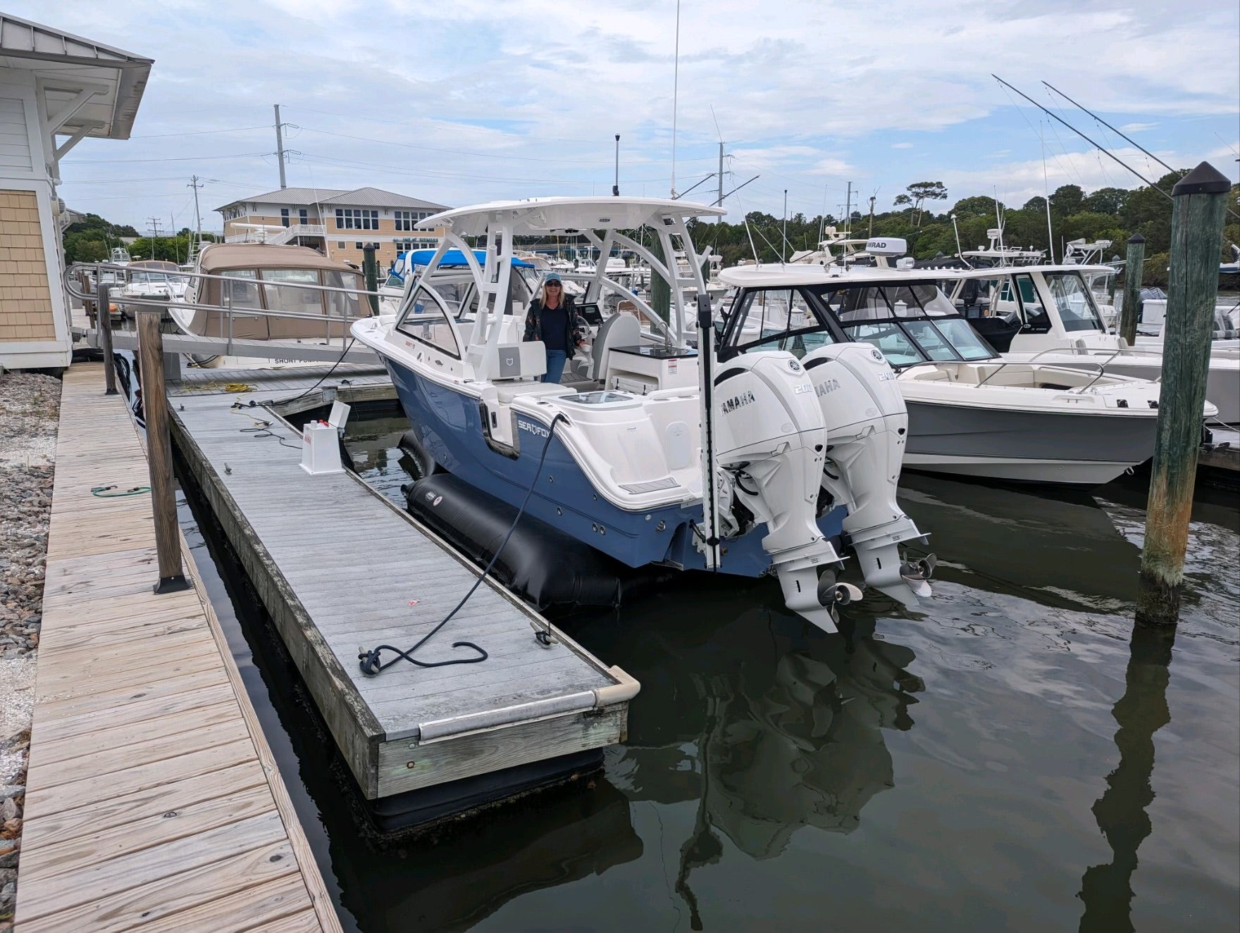 Center Console Air-Dock Inflatable Boat Lift  D Model
