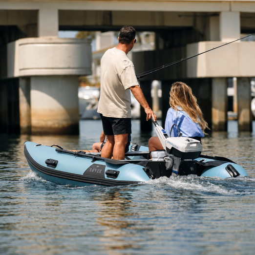 Rover Marine Battle Cat 8' Self-Bailing Inflatable Catamaran