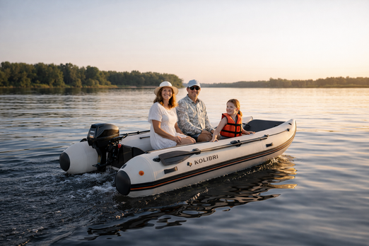 Kolibri Marine 13'9" Inflatable Catamaran KM-420CM