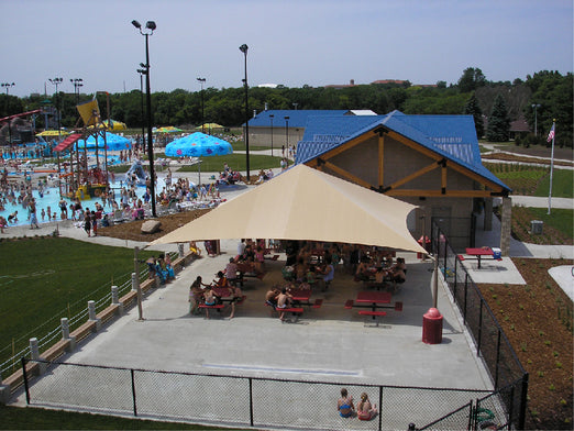 Waterloo Tent & Tarp 4 Post Hip Shade Structure