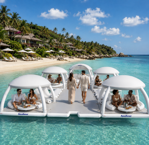 AquaBanas The Cove Inflatable Island Resort Package