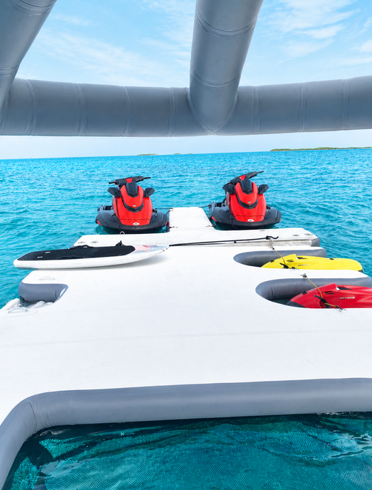 AquaBanas Cruise Inflatable Island Yacht Package