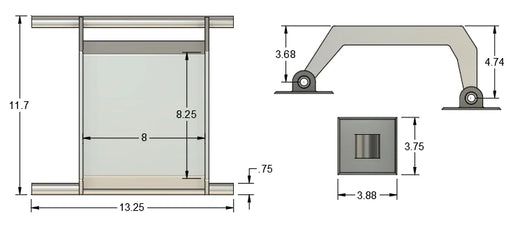 Swellfish Downrigger Mounting Platform