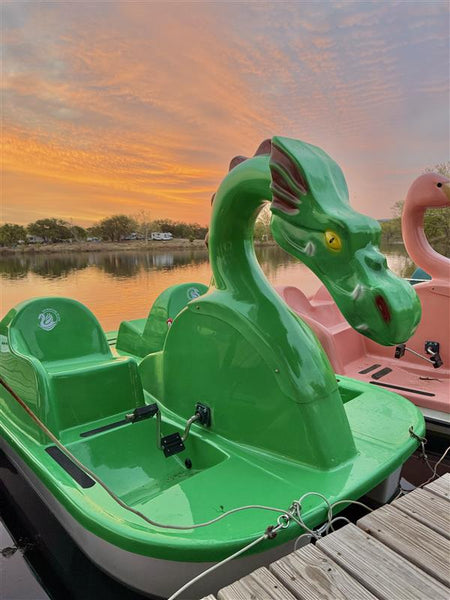 dragon pedal boat Adventure Glass Dragon Pedal Boat 4 Person Platform – Light As Air Boats