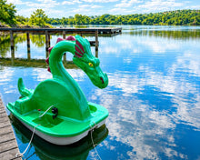 Load image into Gallery viewer, Adventure Glass Dragon Pedal Boat 4 Person Platform