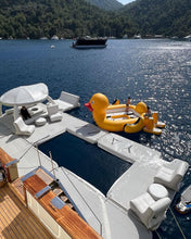 Load image into Gallery viewer, AquaBanas Yellow Ducky Towable Tube Boat for Commercial Operators