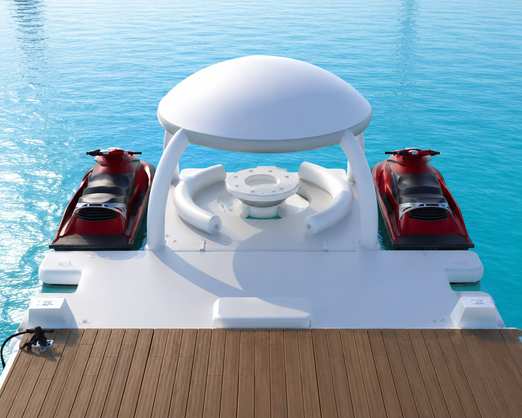 AquaBanas Family Inflatable Island Yacht Package