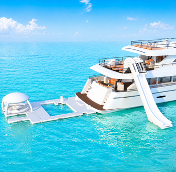 Aquabanas First Mate Inflatable Island Yacht Package