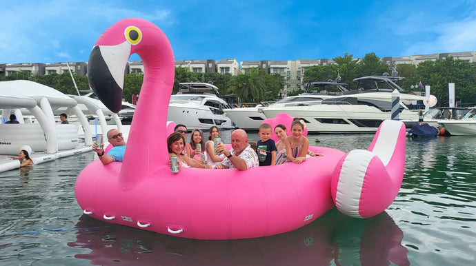 AquaBanas Flamingo Towable Tube Boat for Commercial Operators
