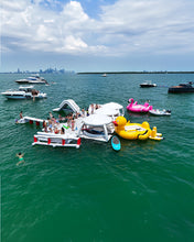 Load image into Gallery viewer, AquaBanas Yellow Ducky Towable Tube Boat for Commercial Operators