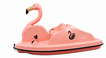 Load image into Gallery viewer, Adventure Glass Pink Flamingo Pedal Boat 4 Person Platform
