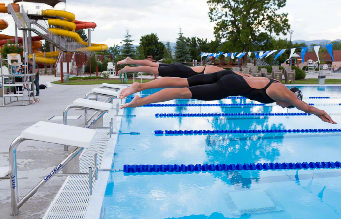 Spectrum Aquatics Grizzly Rear Step Starting Platform Single Post