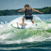 Load image into Gallery viewer, Woman riding the Hyperlite 2023 Good Daze Wakesurfer