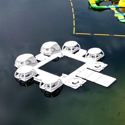 AquaBanas The Harbor Inflatable Island Resort Package