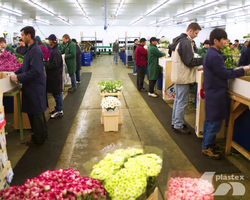 Plastex Heronair Workplace Mat black in a workplace