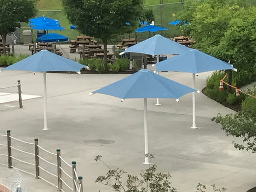 Waterloo Tent & Tarp Stationary Hex Umbrella