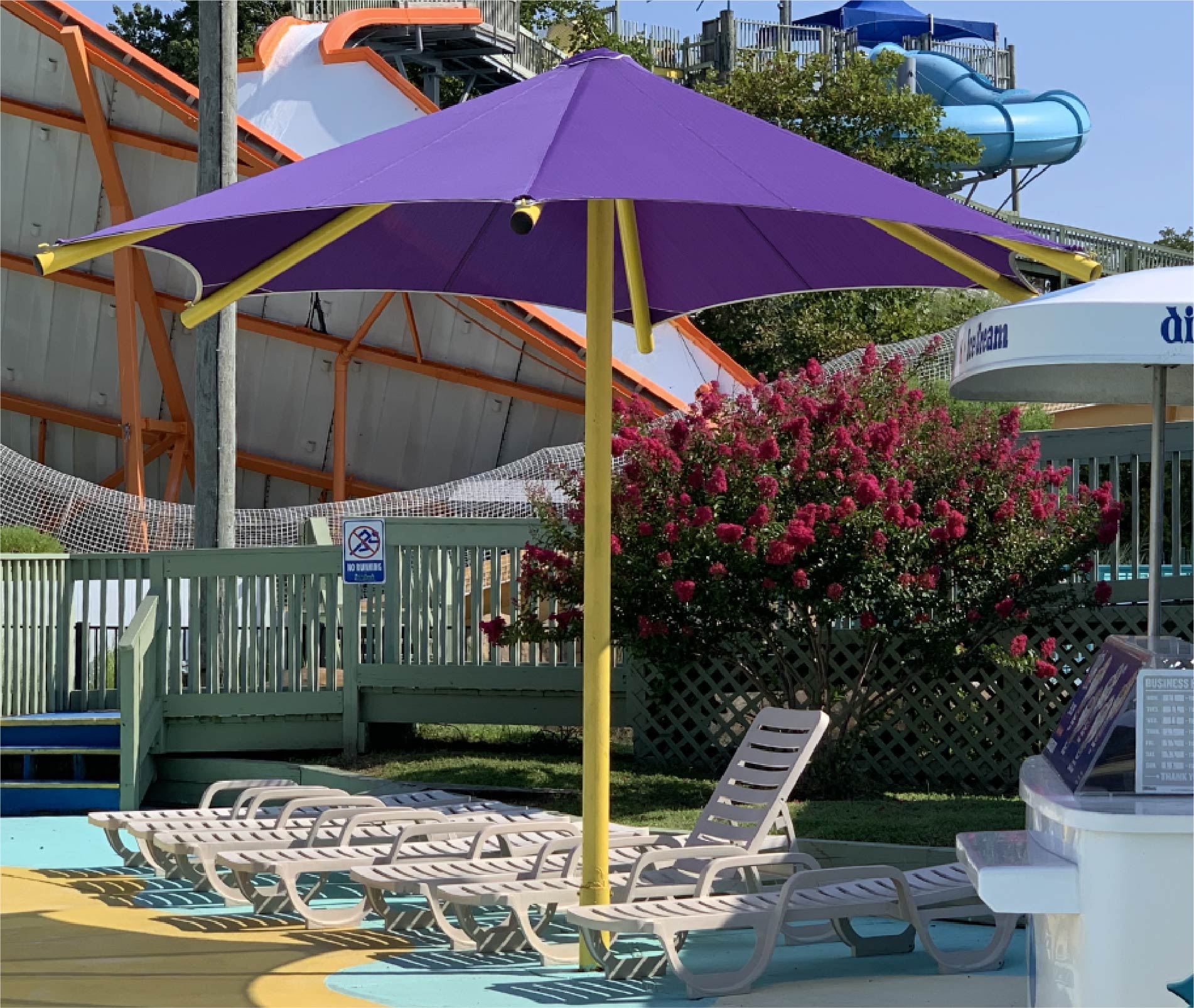 Waterloo Tent & Tarp Stationary Hex Umbrella