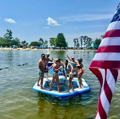 Paradise Pad Hexagon Splash Island 11'