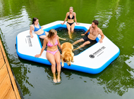 Paradise Pad Triangle Splash Island 8'x9'x6