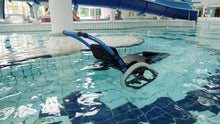 Load image into Gallery viewer, Blue Hippocampe Pool Wheelchair in pool
