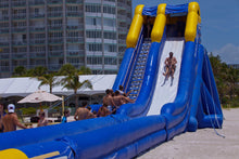 Load image into Gallery viewer, People having fun at the Freestyle Slides Hipster Inflatable Water Slide