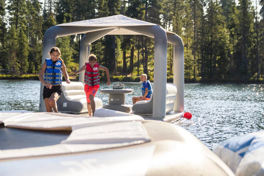 Aquaglide Lakefront Ohana Lounge Inflatable Island
