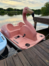 Load image into Gallery viewer, Adventure Glass Pink Flamingo Pedal Boat 4 Person Platform