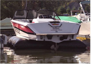 Mastercraft Inboard on an Airdock Inflatable Boat Lift