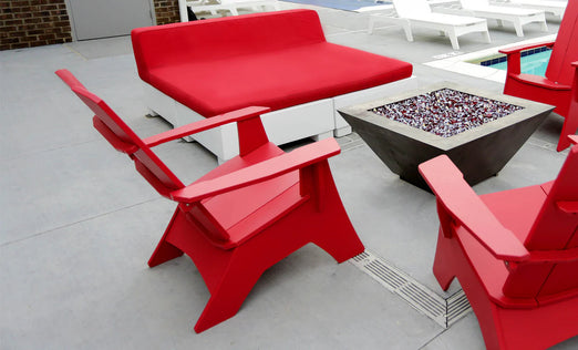 Affinity Square Sunbed With Backrest Cushion