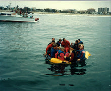 Load image into Gallery viewer, eleven people on board the Switlik MRP-10 Inflatable Marine Rescue Platform