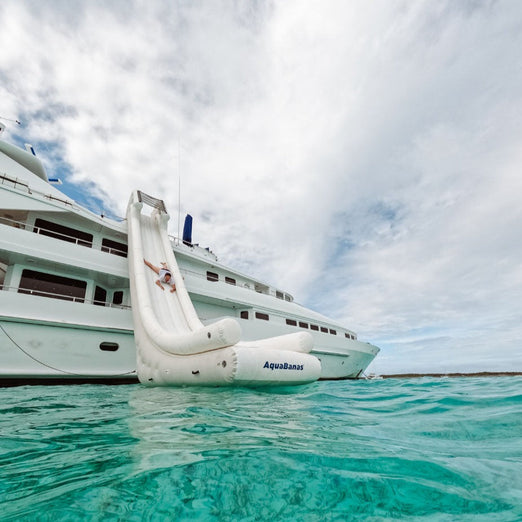 AquaBanas Inflatable 24'7" FT Yacht Slides