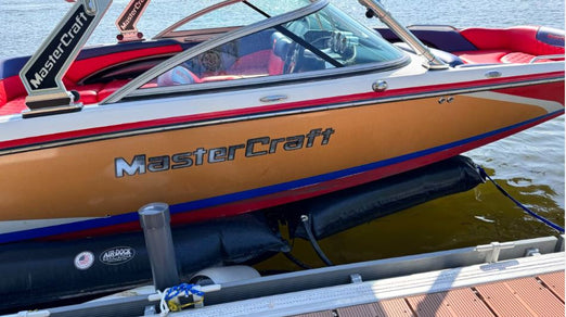 Air-Dock Inflatable Boat Lift - Floating Lift For WakeSurfer Boats