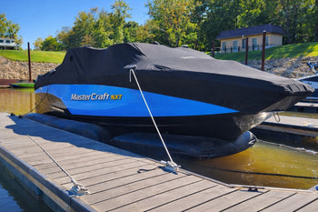 Air-Dock Inflatable Boat Lift - Floating Lift For WakeSurfer Boats