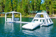 Load image into Gallery viewer, Aquaglide Lakefront Mini Park 2 Inflatable Water Park