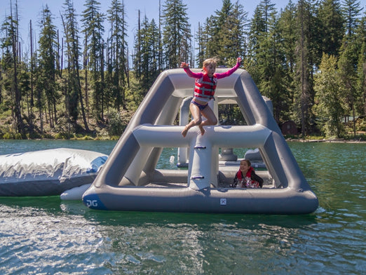 Aquaglide Lakefront Mini Park 2 Inflatable Water Park