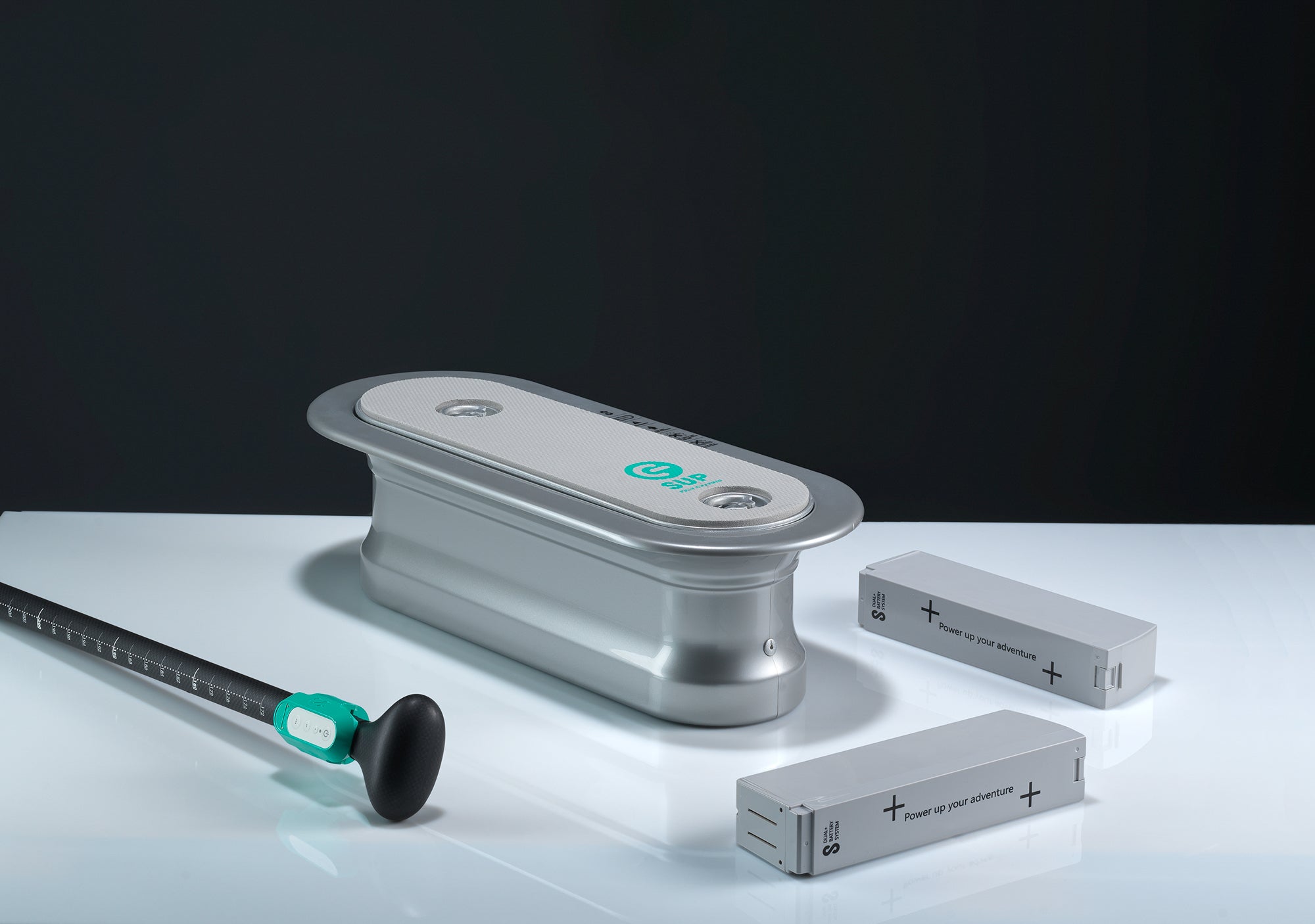 SipaBoards Tourer Silver Electric Motorized SUP 12'