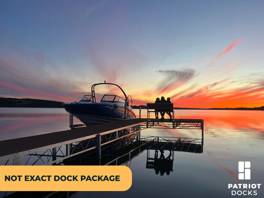Patriot Docks Double Patio Stationary Jack Dock