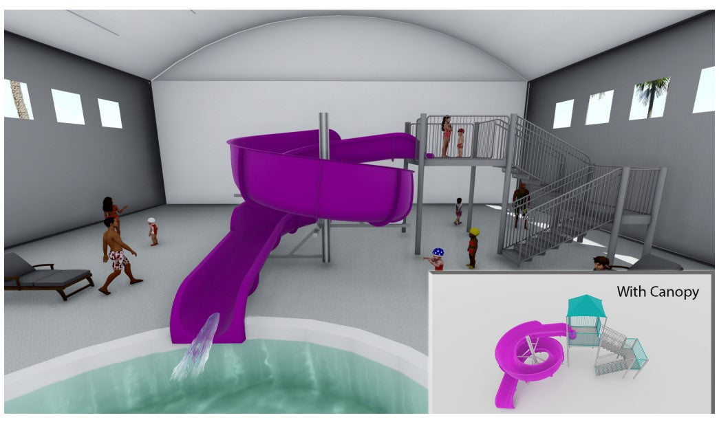 Spectrum Aquatics Single 450 Open Flume, 9'4"