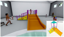Load image into Gallery viewer, Spectrum Aquatics SlideWorx Kiddie Slide