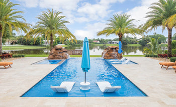 Ledge Signature Chaise In Pool Loungers & Table Set