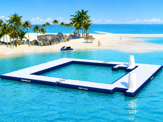 AquaBanas POP 3 Ocean Pool Yacht 26' x  22'