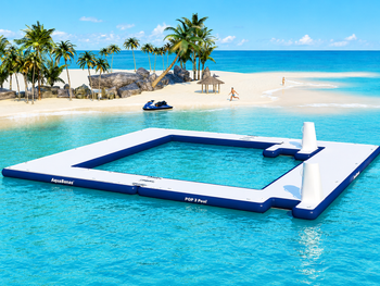AquaBanas Resort Floating Ocean Pool POP 3