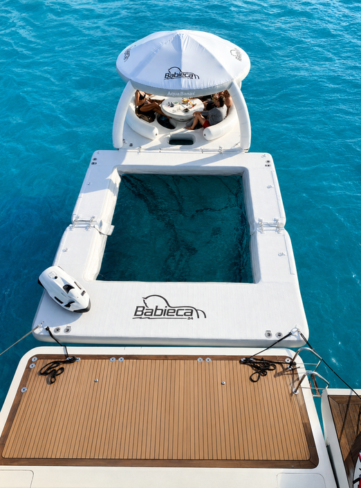AquaBanas Resort Floating Ocean Pool POP 3