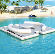 AquaBanas Inflatable Party Bana 2.0 Deck Only Inflatable Island