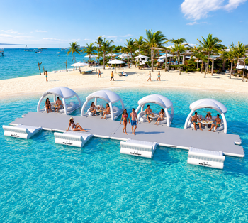 AquaBanas Pasarela Inflatable Island Resort Package