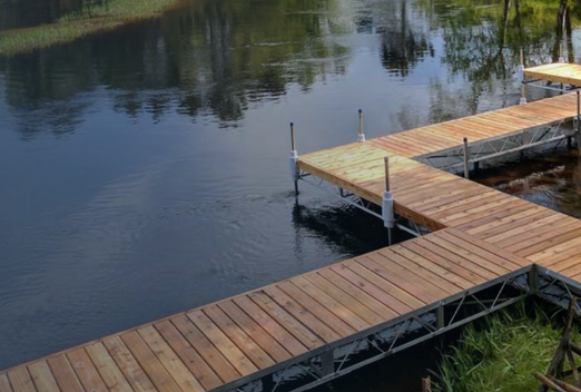 Patriot Docks 16' Patio Roll-in Dock