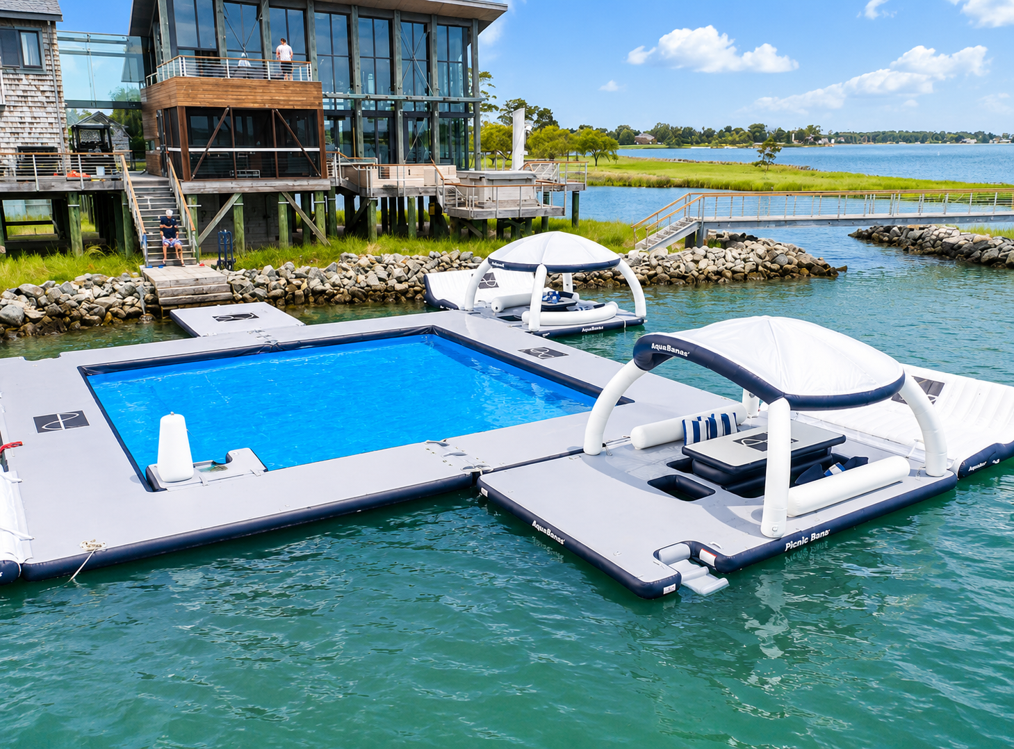 AquaBanas Picnic Bana 2.0 Deck and Tent Set – Light As Air Boats