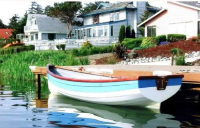Gig Harbor Point Defiance 12' Kevlar Composite Rowboat – Recreational Dinghy,Tender