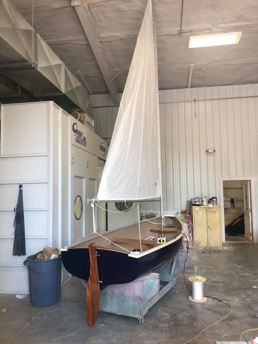 Puffin 1060 Sailing Rowboat 10.6 ft – Fiberglass Dinghy 4 Person